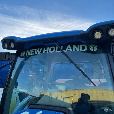 New Holland Tractor Sunstrip Window Windscreen Sticker Decal 2024 Font Farmer