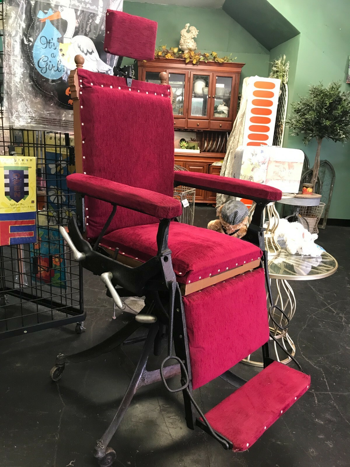 Antique pre 1930's ?? medical, dental, birthing chair eBay