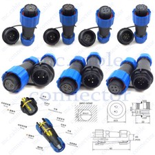 SD16 2 ~ 9 Pin Waterproof Connector, Aviation Auto Electric Outdoor Plug Socket
