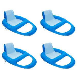 SwimWays XL Spring Float Recliner Water Summer Relaxation Lounge Seat (4 Pack) - Click1Get2 Black Friday