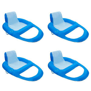 SwimWays XL Spring Float Recliner Water Summer Relaxation Lounge Seat (4 Pack) - Click1Get2 Promotions