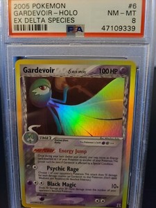 Pokemon EX DELTA SPECIES GARDEVOIR #6 HOLO FOIL RARE CARD PSA 8