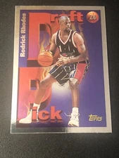1997-98 Topps Draft Pick Rodrick Rhodes Rookie #DP24
