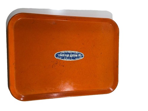 小物入れ vintage tray 1960 s Vintage Orange Yellow Mid Mod Flower Lacquer Plastic Japan Tray