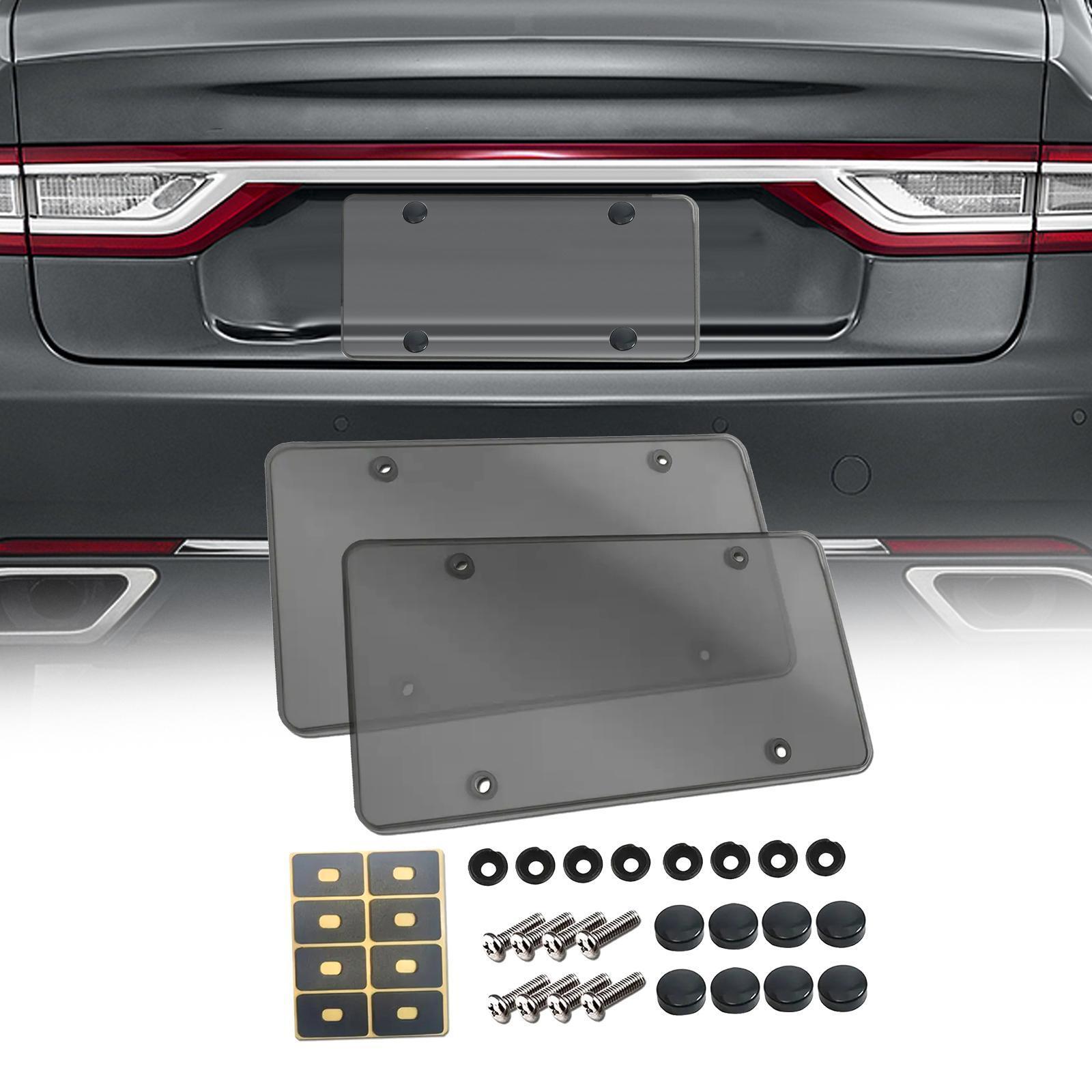 2x Generic License Plate Protector Premium License Plate Protective