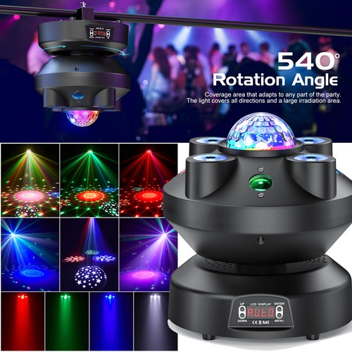 Leser Projector Party Disco Light Moving Head Strobe Effect Light Sound Control - Picture 3 of 21