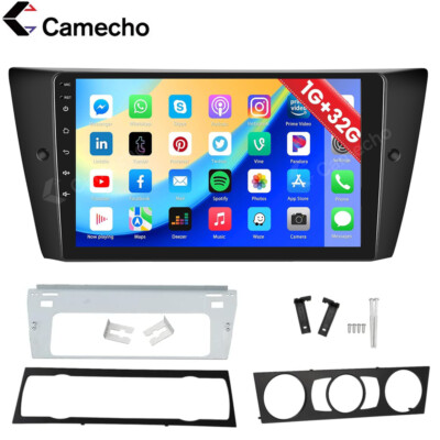 1+32GB Android 13 Car Stereo GPS Navi Wifi RDS Radio for BMW 3 E90 M3 328i 335i