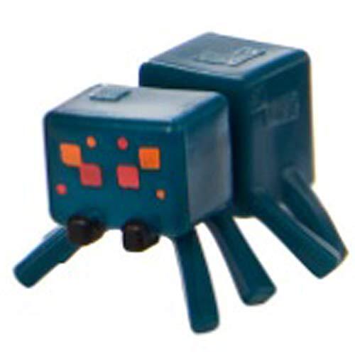Mattel Minecraft Mini-Figura Spawn Egg - Araña Cueva Negra y Roja - Imagen 2 de 5