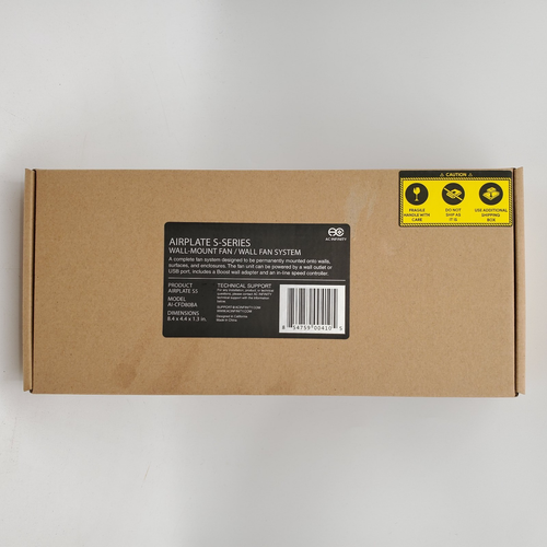 AC Infinity Airplate S-Series Wall-Mount USB Fan System Model AI-CFD808A - NEW