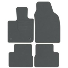 Velours Fußmatten für Fiat 500e ab Bj. 2020 Automatten Passform NEU GRAU STD