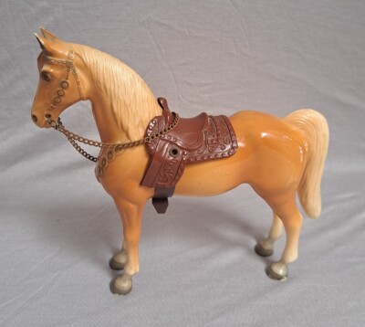 Breyer Horse 43 Western Pony Palomino with Saddle and Reins