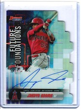2019 Bowman's Best Jordyn Adams Future Foundations Die Cut Auto /150
