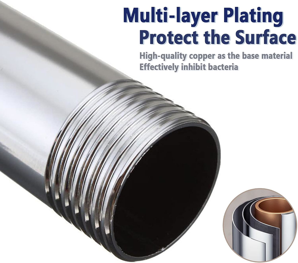 Shower Head Extension Arm Rain Shower 304 Stainless Steel Shower Arm