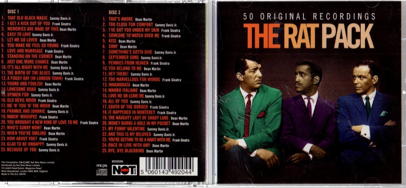 Rat Pack: 50 Original Recordings by Frank Sinatra / Dean Martin / Sammy Davis Jr