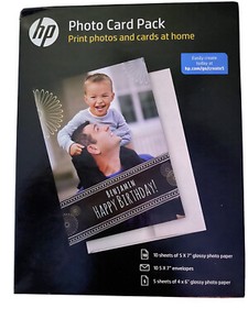 glossy card for inkjet printers