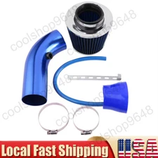 Blue Performance 76mm/3'' Universal Car Cold Air Intake Filter Induction Kit