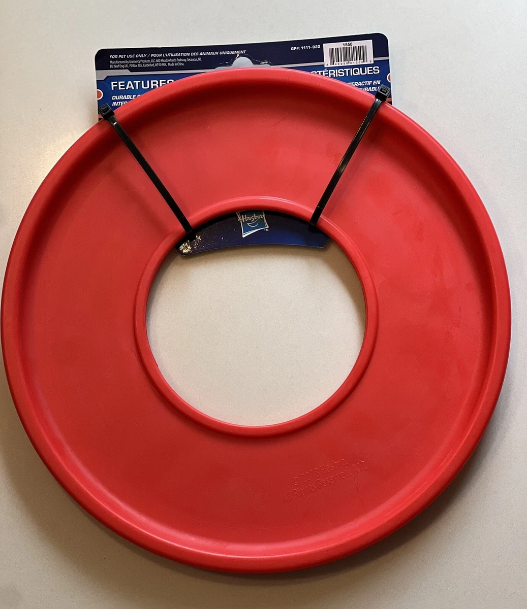Nerf Dog Rubber Tire Flyer Dog Toy Frisbee Lightweight Durable