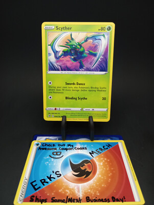 Scyther 004/192 Rebel Clash Regular Common Pokemon Card | eBay