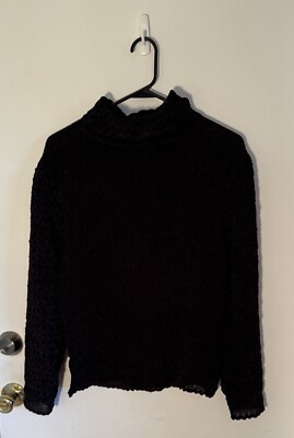 Cache Luxe Turtleneck  Black Size L