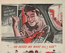 1947 Macmillan Oil Automobile Vintage Print Ad