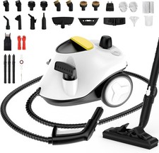 Steam Cleaner 27 Accessories 3 Mins fast Heating 2100W Floor Windows Grout Tile