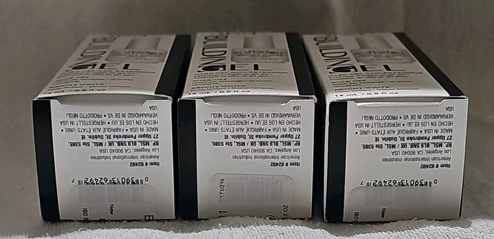 ibd Building Gel 硬凝胶指甲加长白色 0.5 盎司 3 件套 — 第 2/3 张图片
