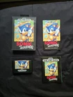 New ListingSonic the Hedgehog (Sega Genesis, 1991) 1st Print Complete CIB w/ Poster