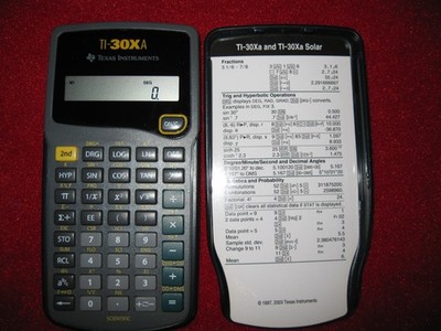 TEXAS INSTRUMENTS Ti-30 XA Taschenrechner