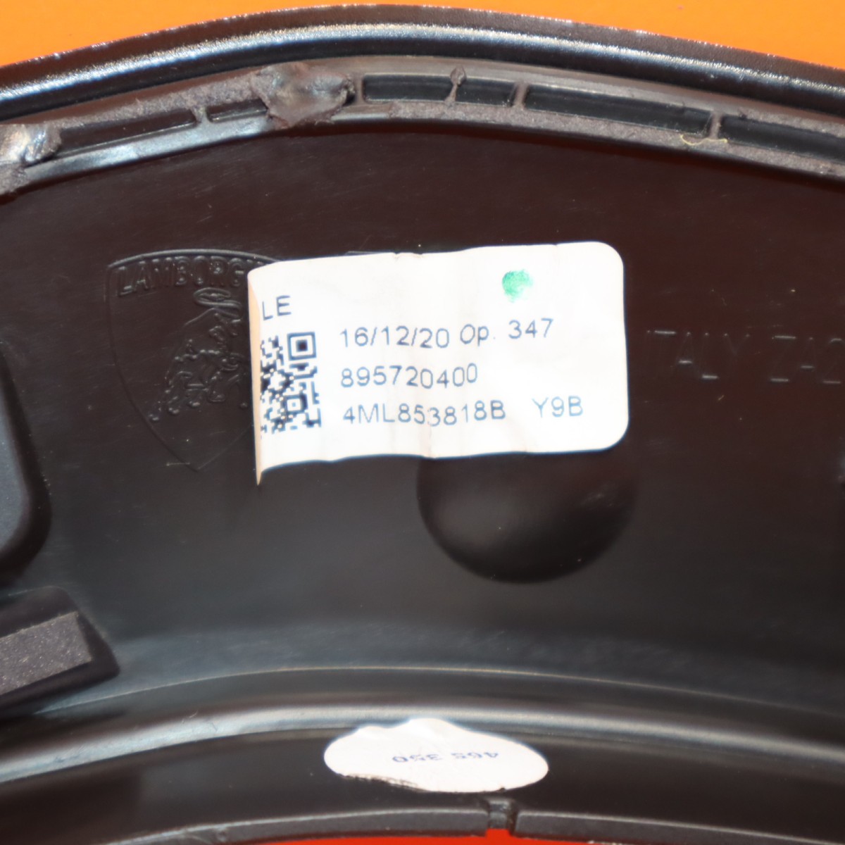 LAMBORGHINI URUS WHEEL ARCH COVER RIGHT REAR 2019 2020 2021 2022 2023 4ML853818B
