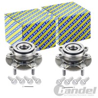 2X Snr RADLAGER-SATZ Vorne Hinten Passend FÜR Nissan Qashqai X-TRAIL Renault