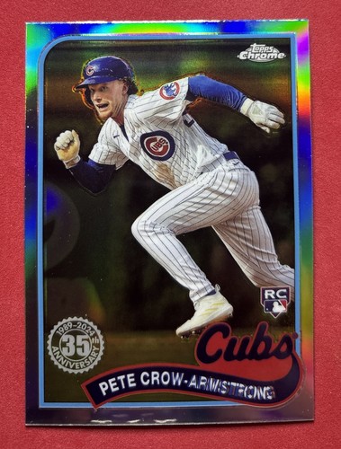 2024 Topps Chrome - 1989 Topps Baseball Pete Crow-Armstrong #89CB-19 (RC)