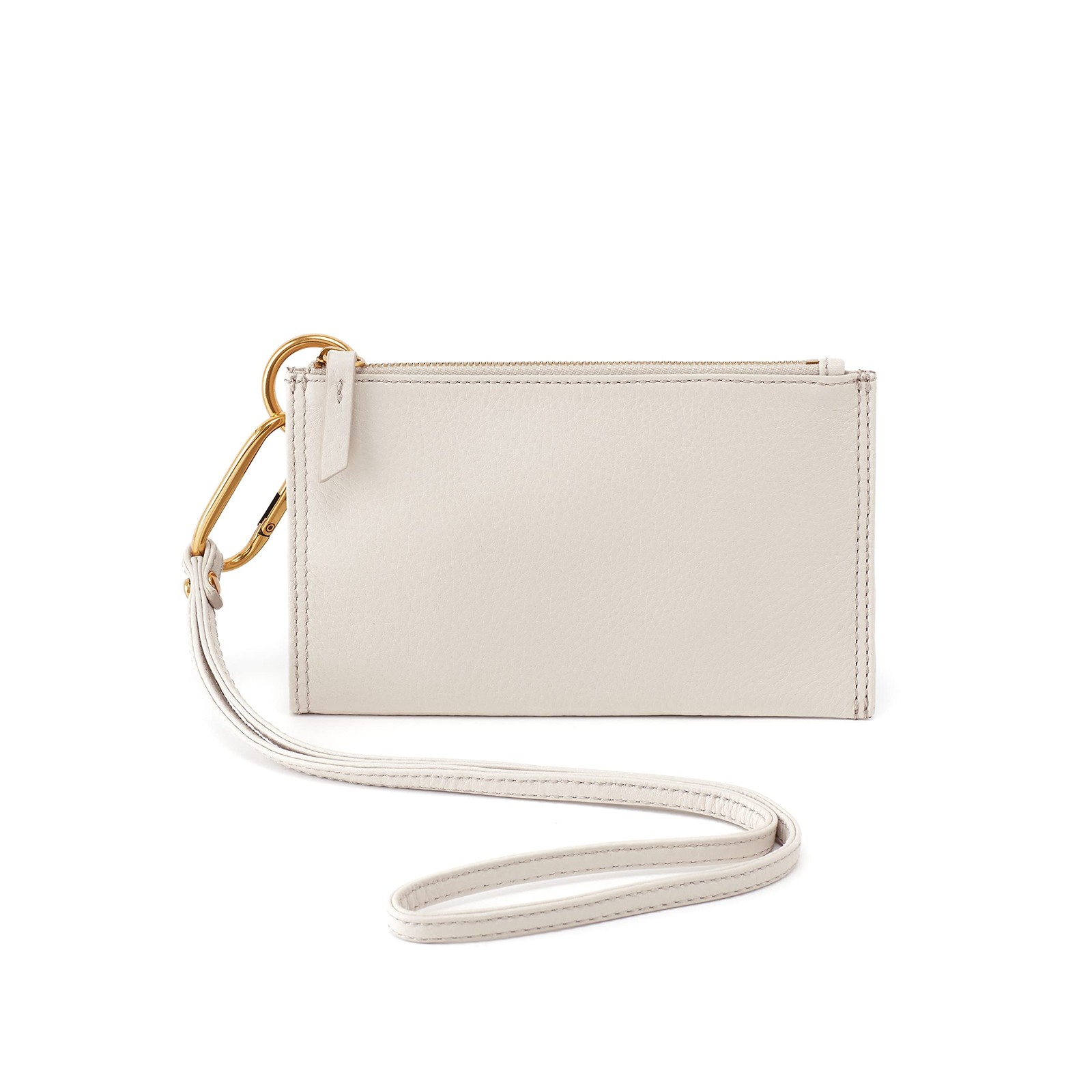 Hobo International TOUR Go Lanyard Pouch Wallet Bag Leather Powder White 10190₽