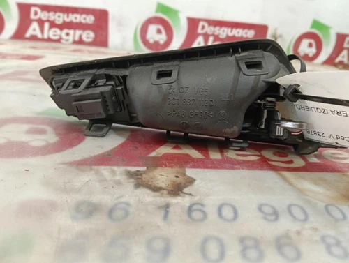 3C1837113D Maneta Interior Delantera Izquierda para VOLKSWAGEN PASSAT VAR 459925 - Imagen 3 de 8