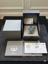 Oris AQUIS DATE CALIBRE 400 FULL SET (43.5 MM) Blue Dial/Steel