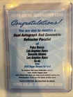 2025 Topps Chrome Davante Adams/Puka Nacua Dual Autographs (RAW)