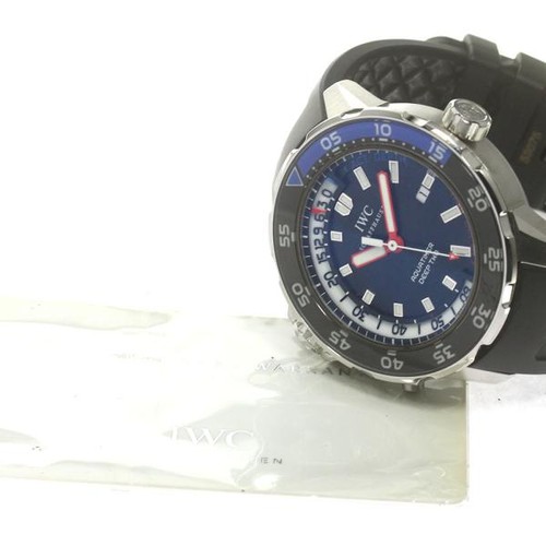 IWC Aquatimer Deep Two IW354702 48mm SS Black Dial Automatic W...