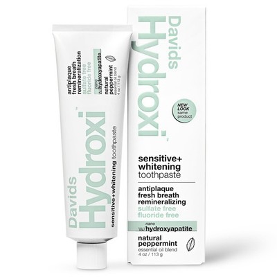 Davids Hydroxi Fluoride Free Nano Hydroxyapatite 4 Ounce (Pack of 1) 