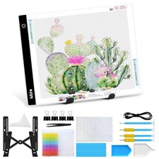 Mlife A4 Light Board Kits for Diamond Painting, Art black