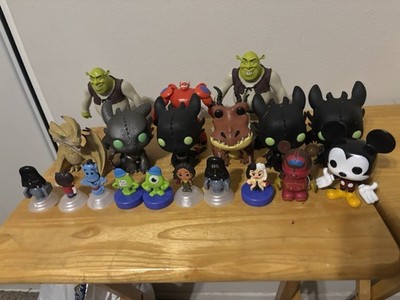 Huge Disney And Dreamsworks Toy Lot  How To Train Your Dragon, Shrek, Star Wars