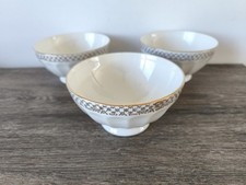 Lot 3 Anciens Bols Blancs avec Décors