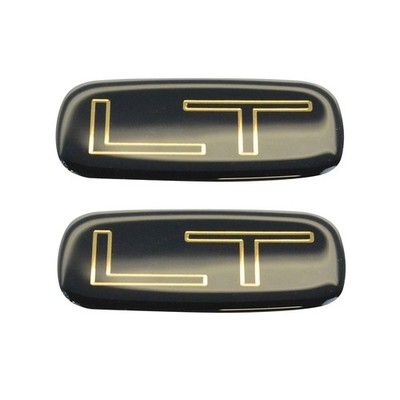 2Pcs Gold Lt Cab Emblems Badge Roof Pillar for 99-07 Pickup Truck SUV 15036136
