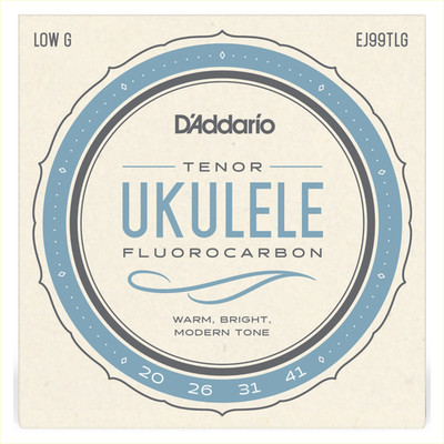 Daddario EJ99TLG | Low-G Strings Fluorocarbon Saiten für Tenor-Ukulele | Tenore