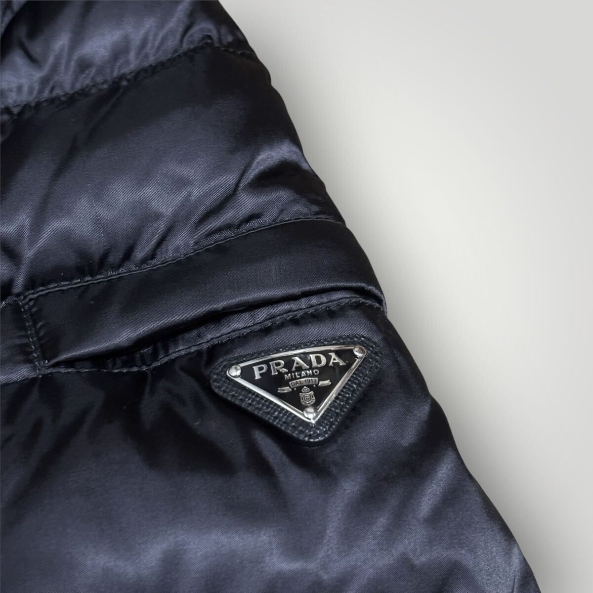 Extremely Beautiful Prada Triangle Logo Down Coat… - image 3