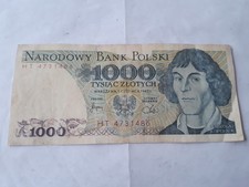 NOTE 1000 ZLOTYCH  1982 POLAND  HT 4731486