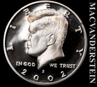 2002-S Silver Kennedy Half Dollar - Choice Gem Proof  Lustrous  #L5297