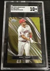 2024 Topps Chrome Black Mike Trout Gold Refractor No. 73 #46/50 ANGELS SGC 10