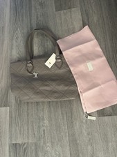 Image of Radley London Quilted Leather Tote Bag - Taupe/Beige - New With Tags & Dust Bag