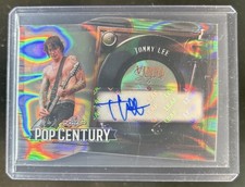 2026 Leaf Metal Pop Century Tommy Lee Vinyl Signs Auto Lava Silver #1/1