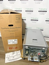 Rinnai RE160iN Indoor Tankless Water Heater Natural Gas 160K BTU (B-14 #1370)