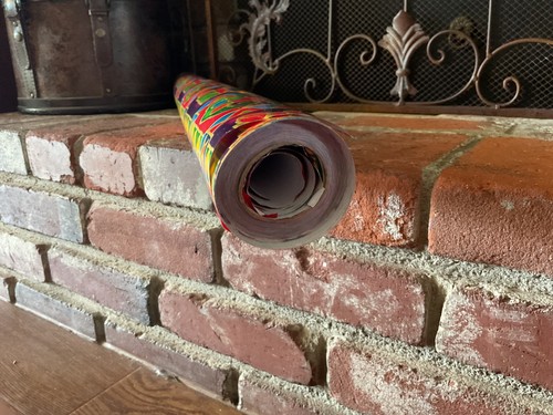 Vintage Kaufhaus Weihnachten Geschenkpapier 30" lange Rolle 5 Pfund - Bild 6 von 6